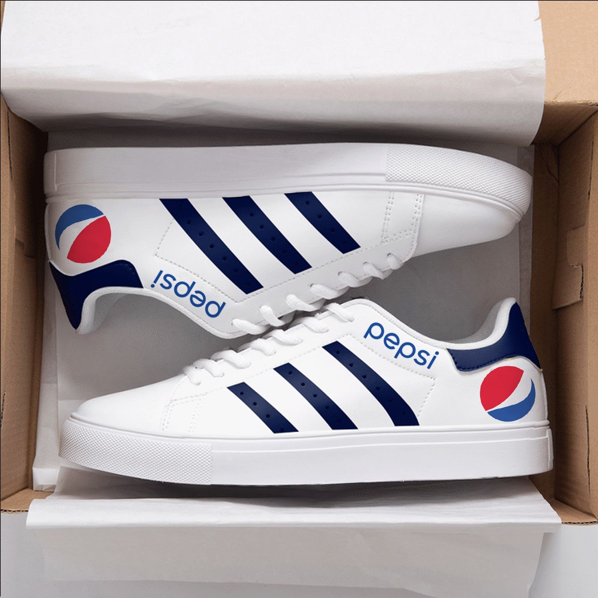Pepsi Stan Smith Shoes 1 Pepsi Stan Smith Shoes