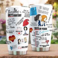 Personalized Grey's Anatomy Cute Tumbler