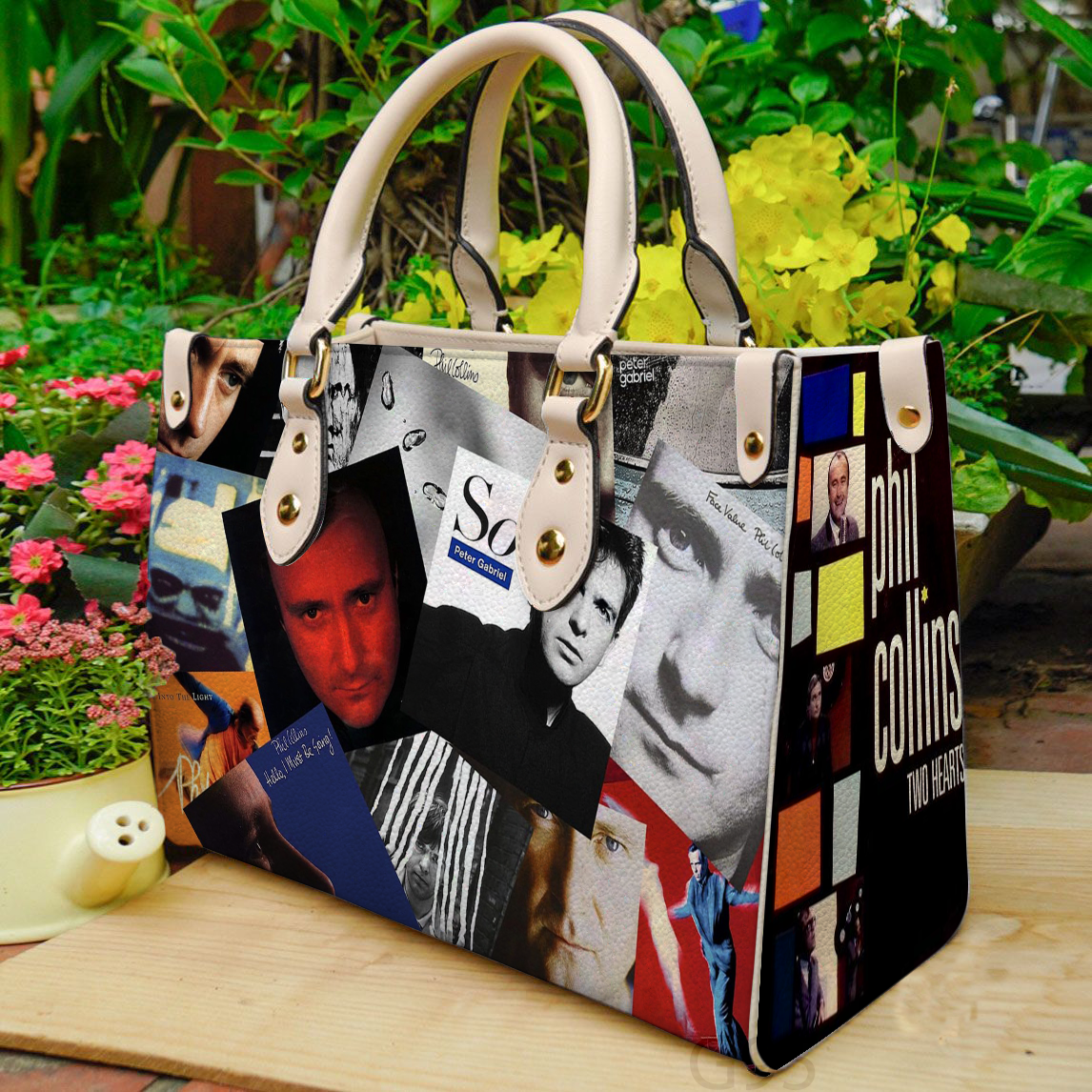 Phil Collins Leather Handbag 1 Phil Collins Leather Handbag