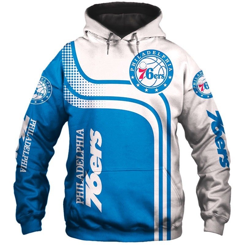 Philadelphia 76ERS Hoodie Zip Hoodie 3D 1 Philadelphia 76ERS Hoodie Zip Hoodie 3D
