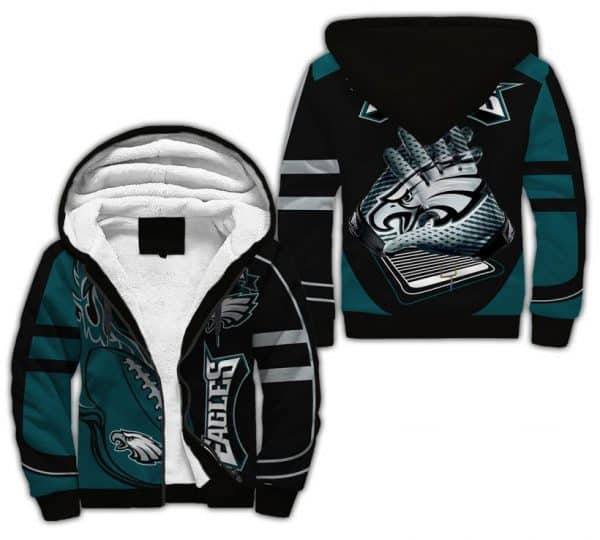 Philadelphia Eagles 00A Fleece Jacket 1 Philadelphia Eagles 00A Fleece Jacket