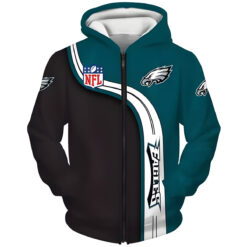 Philadelphia Eagles 1 Hoodie Zip Hoodie 3D