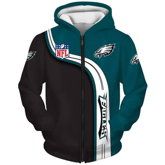 Philadelphia Eagles 1 Hoodie Zip Hoodie 3D 1 Philadelphia Eagles 1 Hoodie Zip Hoodie 3D