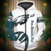 Philadelphia Eagles 4 Hoodie Zip Hoodie 3D