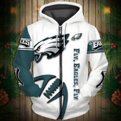 Philadelphia Eagles 4 Hoodie Zip Hoodie 3D