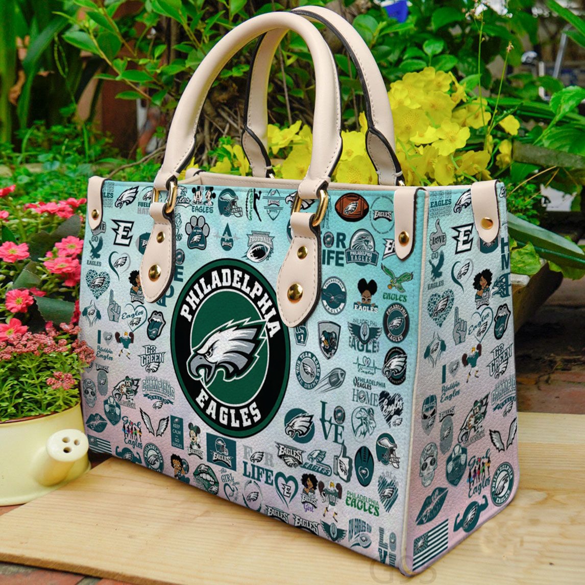 Philadelphia Eagles A11 Leather Handbag 1 Philadelphia Eagles A11 Leather Handbag