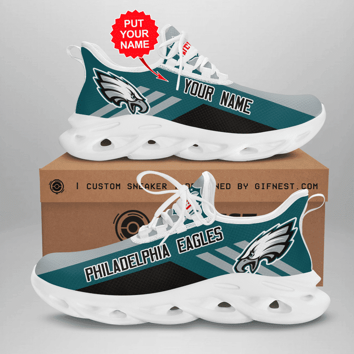 Philadelphia Eagles Custom Personalized Clunky Max Soul Shoes 1 Philadelphia Eagles Custom Personalized Clunky Max Soul Shoes
