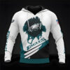 Philadelphia Eagles Hoodie Zip Hoodie 3D