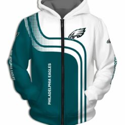 Philadelphia Eagles Hoodie Zip Hoodie 3D