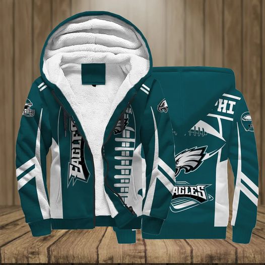 Philadelphia Eagles I0 Fleece Jacket 1 Philadelphia Eagles I0 Fleece Jacket