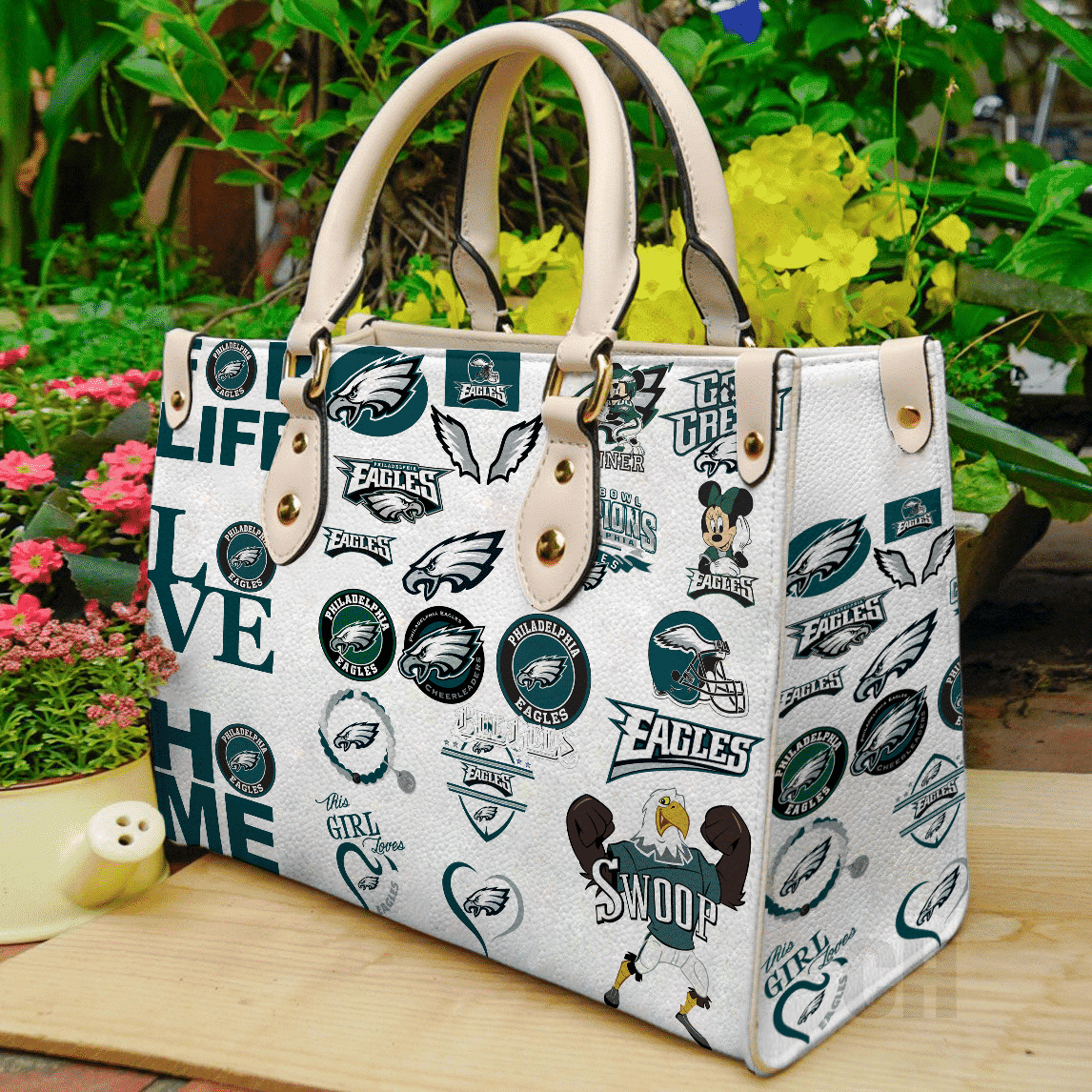 Philadelphia Eagles Leather Handbag 1 Philadelphia Eagles Leather Handbag