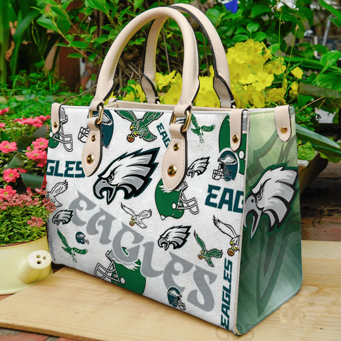 Philadelphia Eagles Love A1 Leather Handbag 1 Philadelphia Eagles Love A1 Leather Handbag