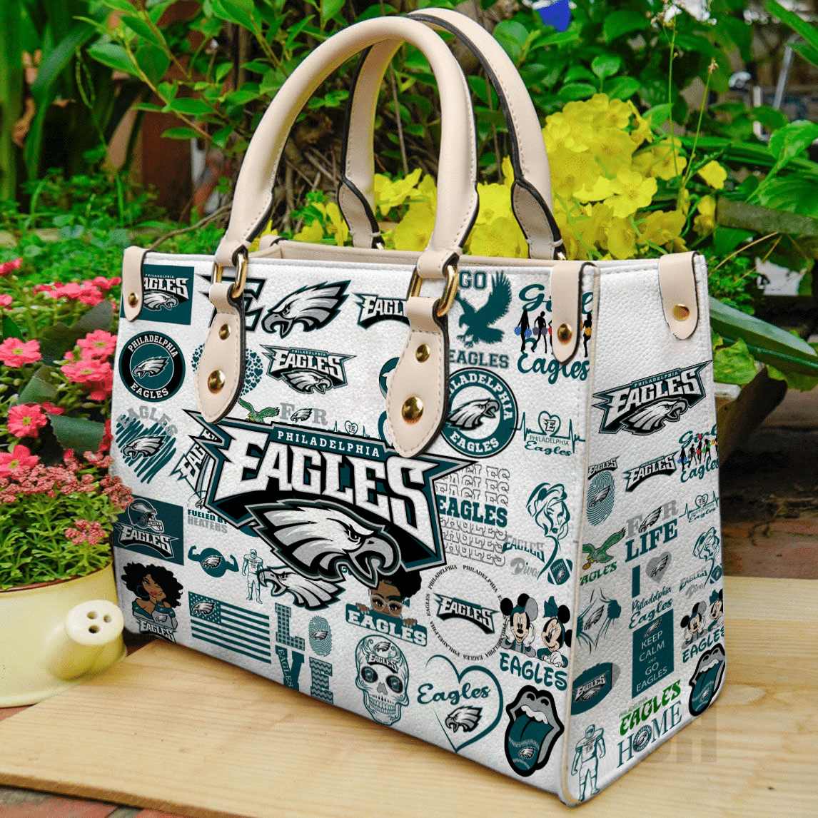 Philadelphia Eagles Lover Leather Handbag 1 Philadelphia Eagles Lover Leather Handbag