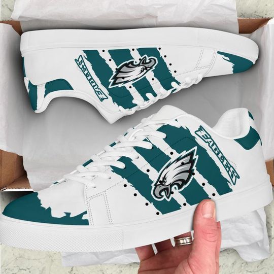 Philadelphia Eagles Stan Smith Shoes 1 Philadelphia Eagles Stan Smith Shoes