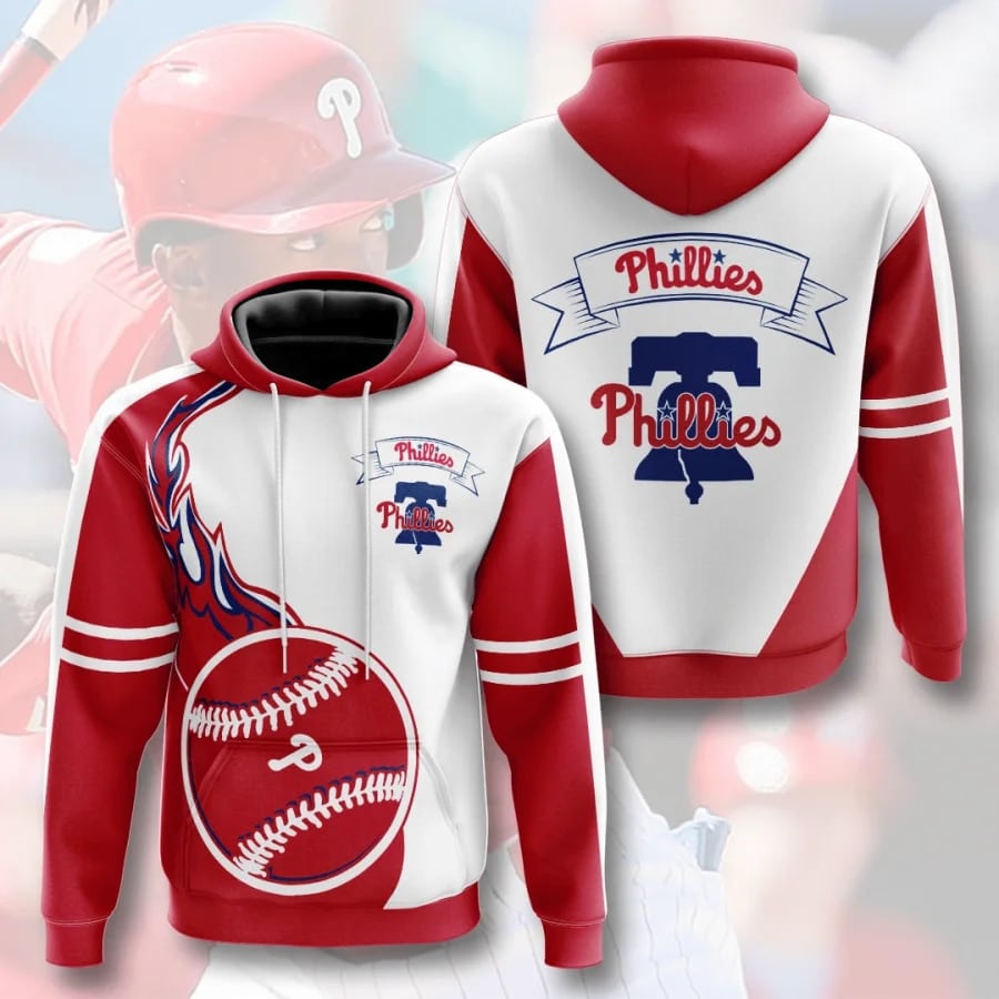 Philadelphia Phillies Hoodie Zip Hoodie 3D 1 Philadelphia Phillies Hoodie Zip Hoodie 3D