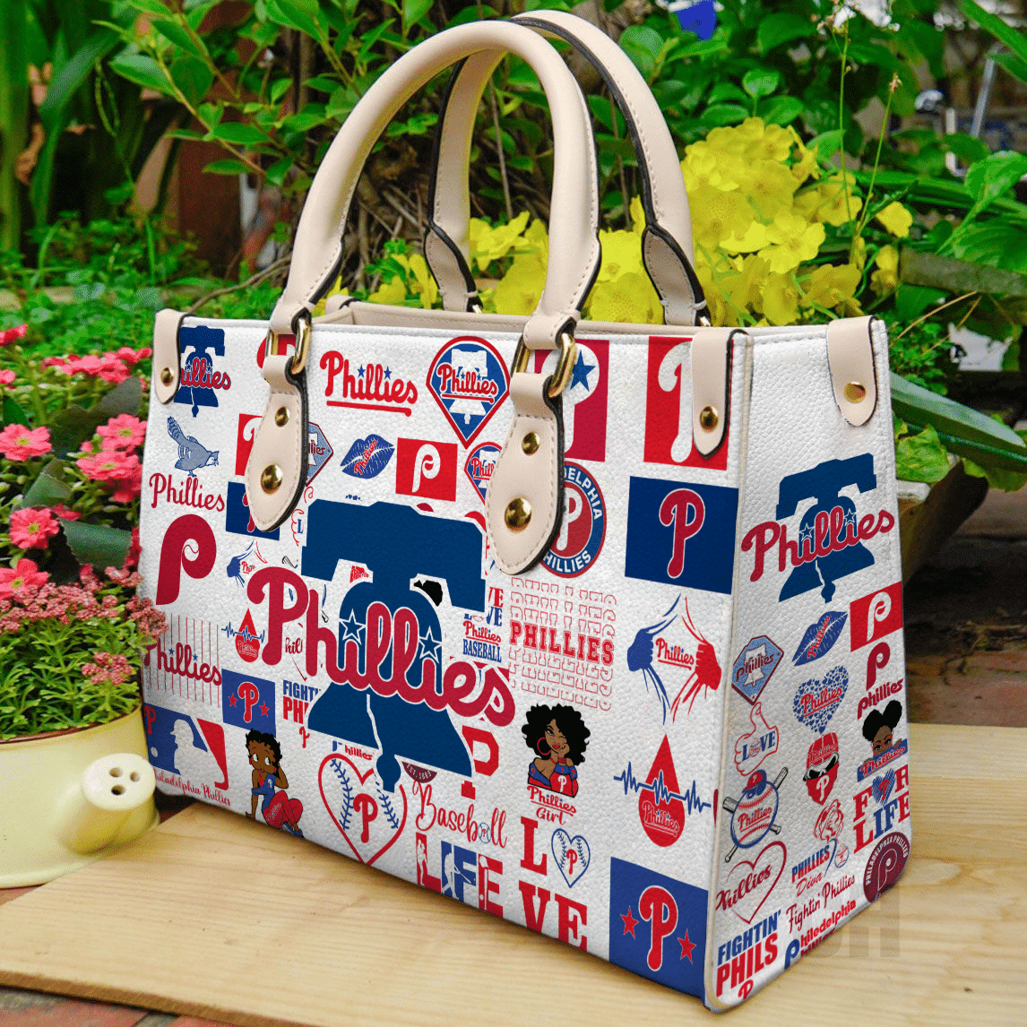 Philadelphia Phillies Leather Handbag 1 Philadelphia Phillies Leather Handbag