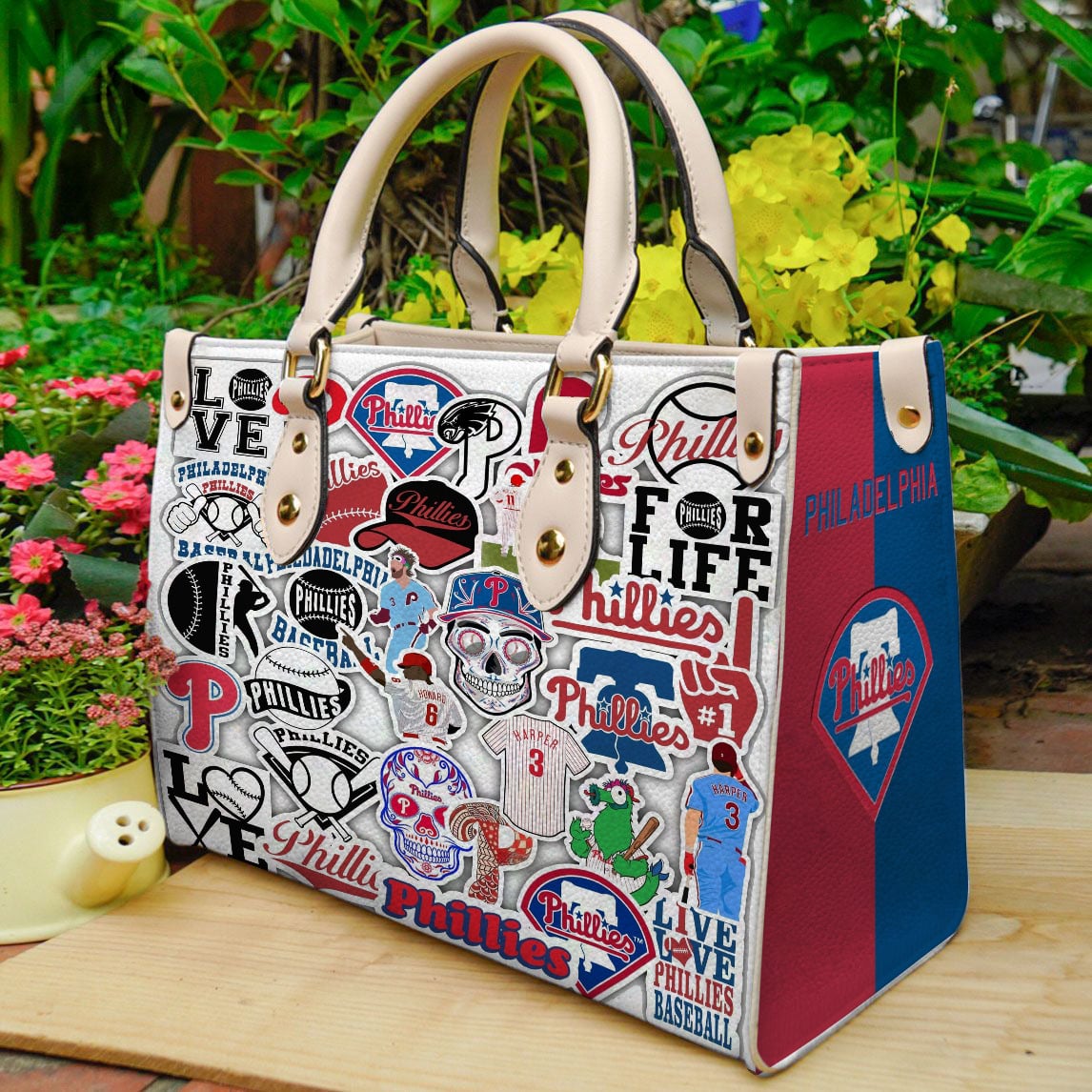 Philadelphia Phillies Leather Handbag 1 Philadelphia Phillies Leather Handbag