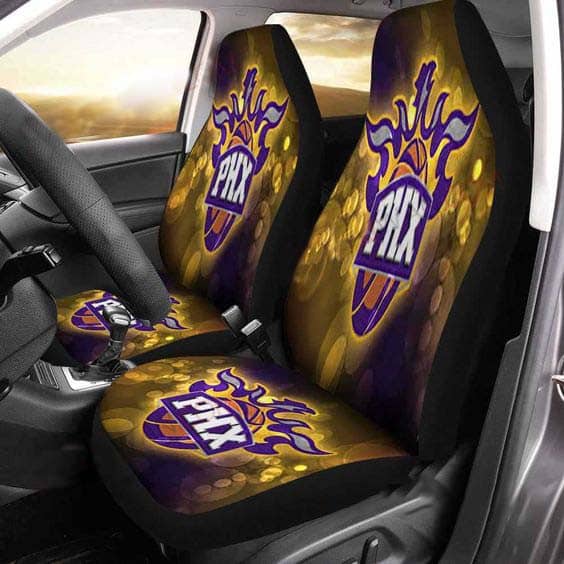 Phoenix Suns 2 NBA Seat Covers 1 Phoenix Suns 2 NBA Seat Covers