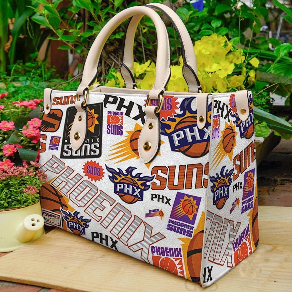 Phoenix Suns Leather Handbag 1 Phoenix Suns Leather Handbag