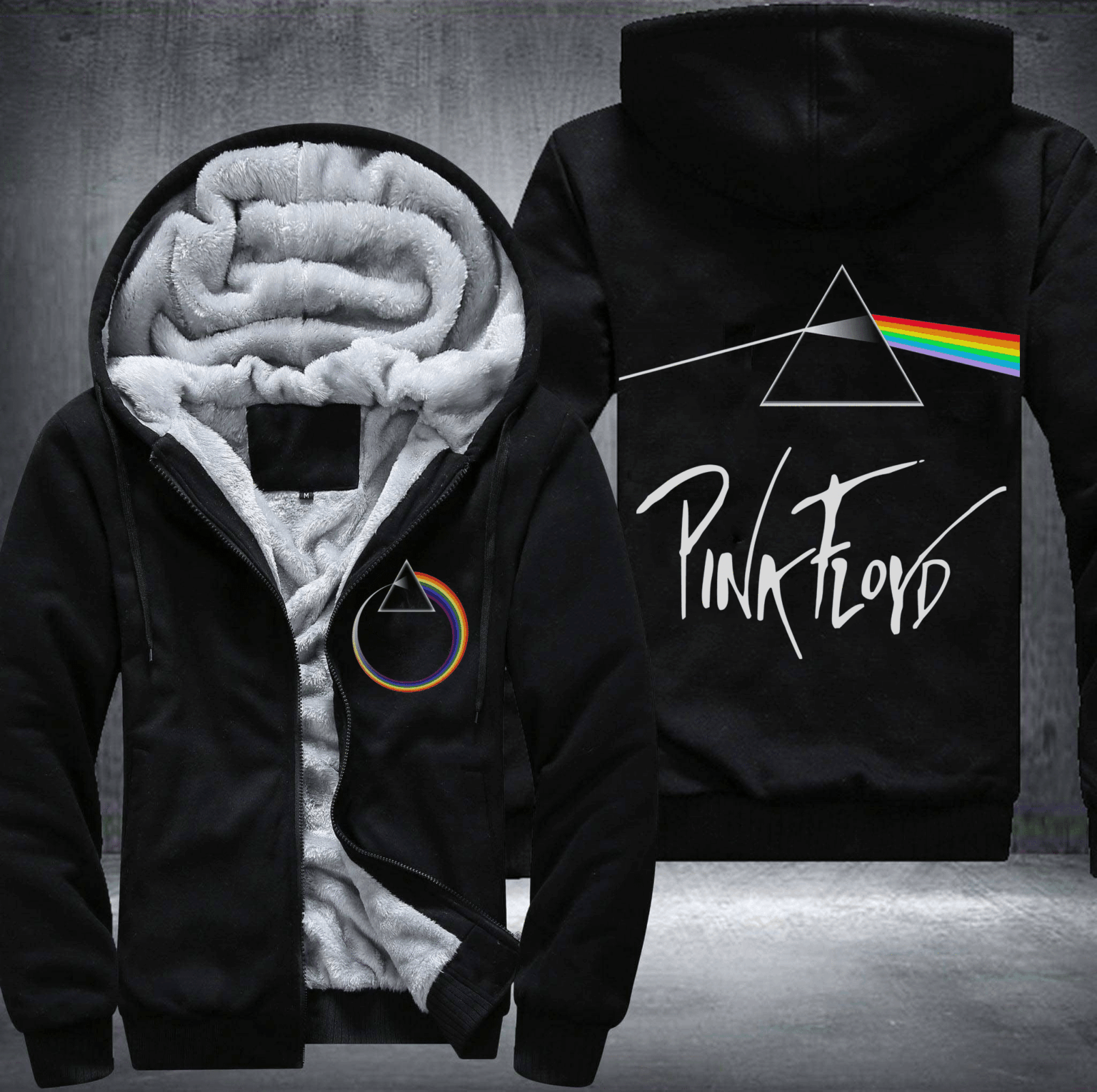 Pink Floyd Fleece Jacket 1 Pink Floyd Fleece Jacket