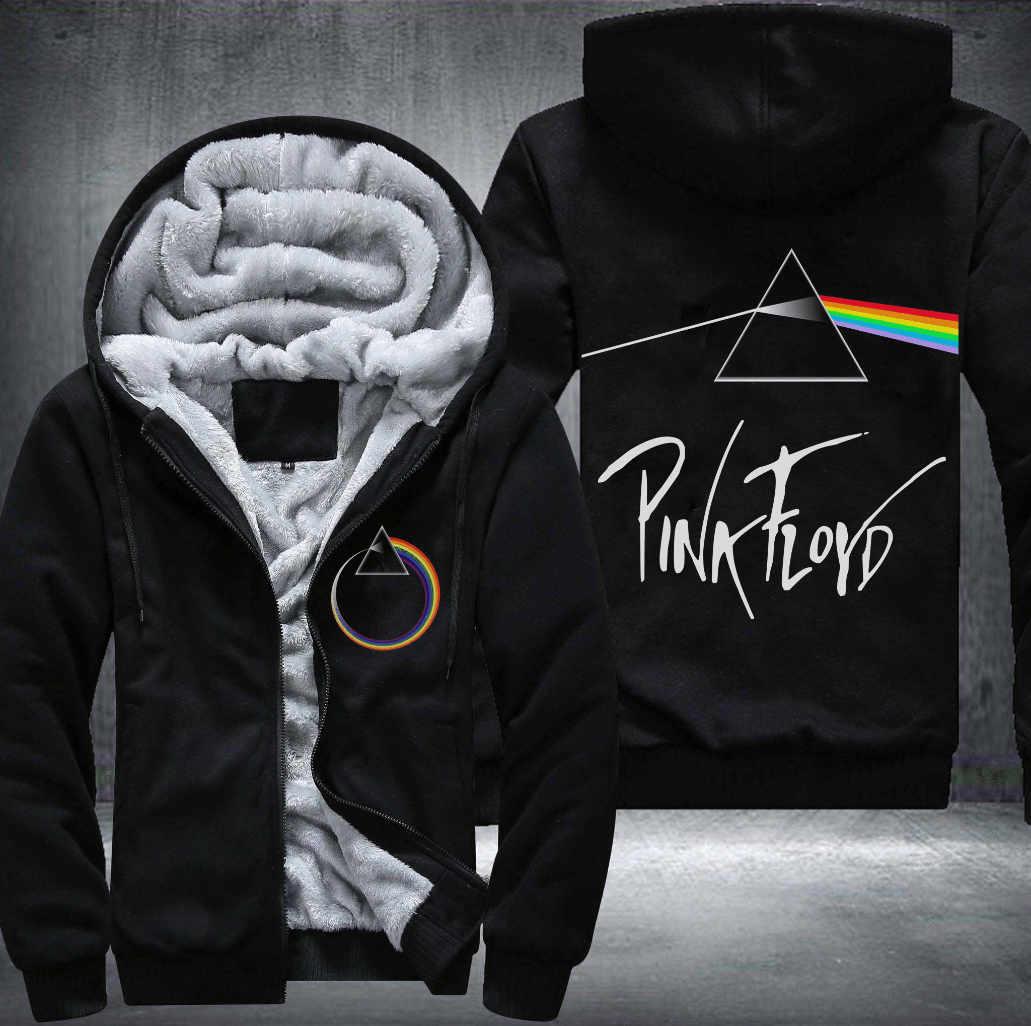Pink Floyd Fleece Jacket 1 Pink Floyd Fleece Jacket