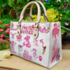 Pink Panther Lover A1 Leather Handbag