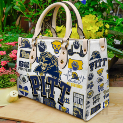 Pittsburgh Panthers Leather Handbag