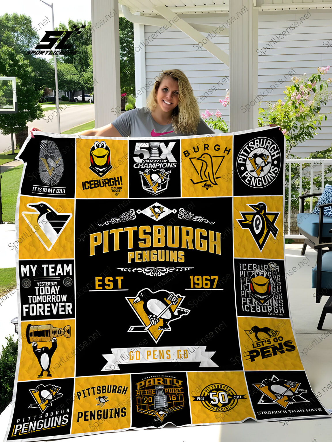 Pittsburgh Penguins 3G Blanket 1 Pittsburgh Penguins 3G Blanket