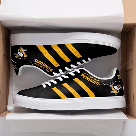 Pittsburgh Penguins Stan Smith Shoes 1 Pittsburgh Penguins Stan Smith Shoes
