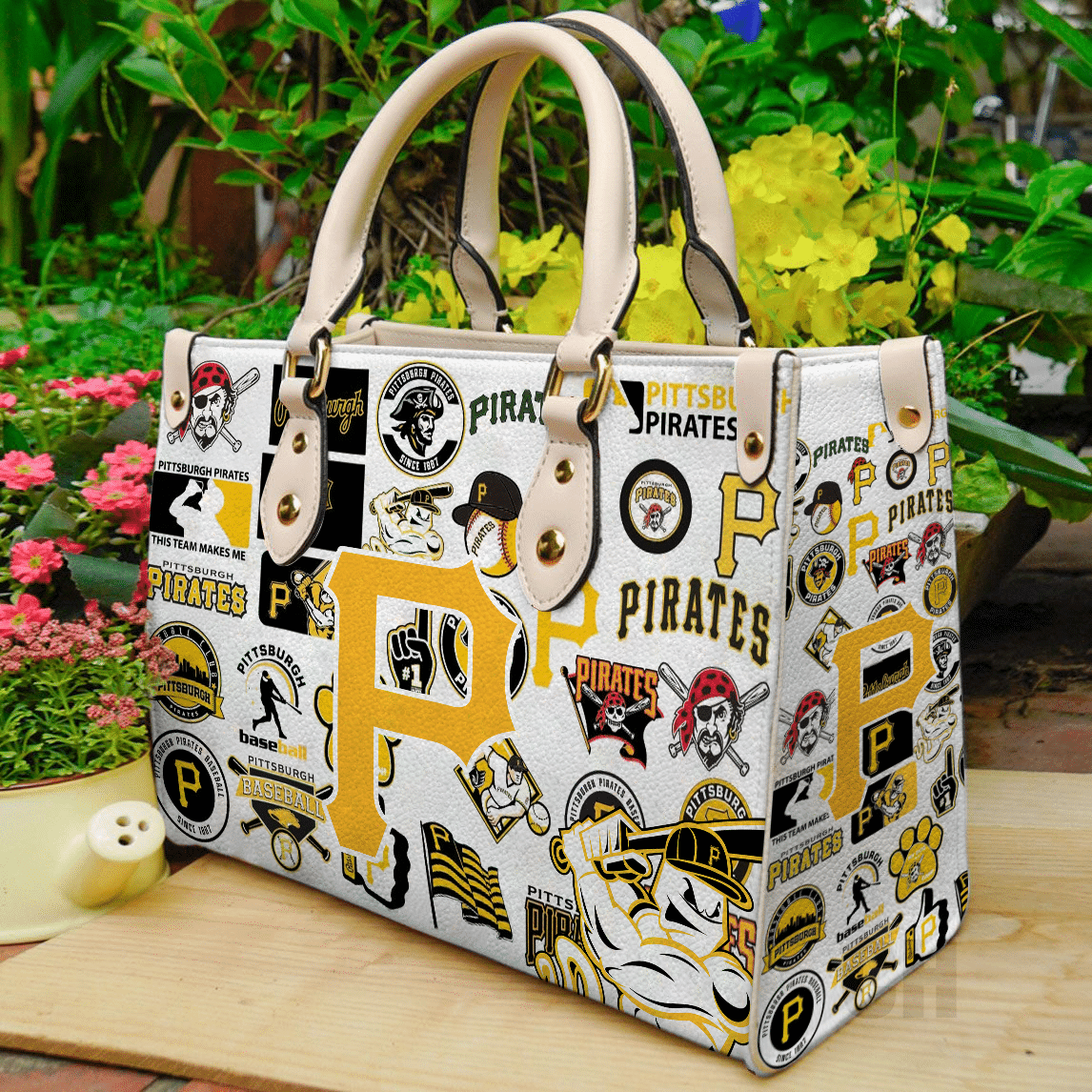 Pittsburgh Pirates Leather Handbag 1 Pittsburgh Pirates Leather Handbag