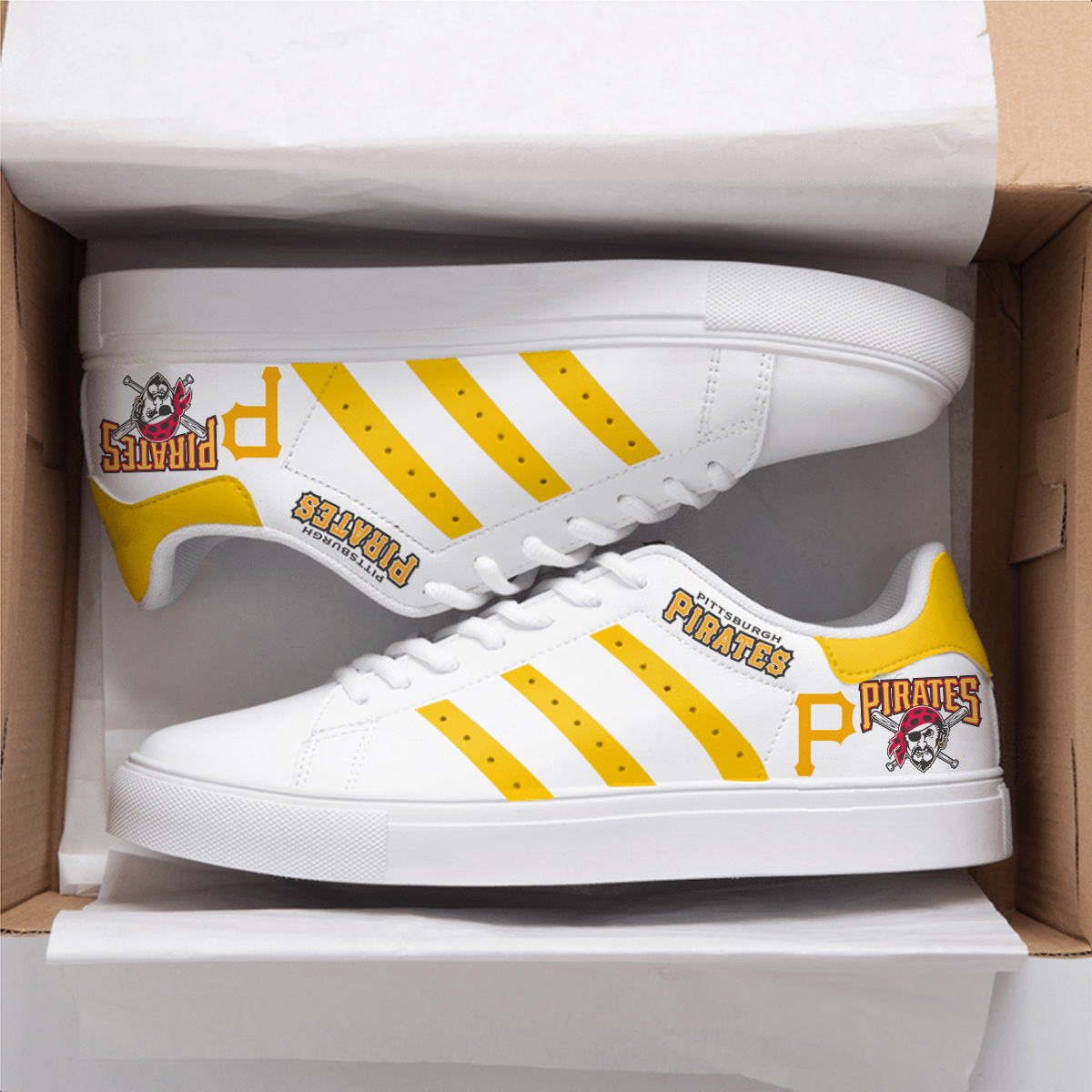 Pittsburgh Pirates Stan Smith Shoes 1 Pittsburgh Pirates Stan Smith Shoes