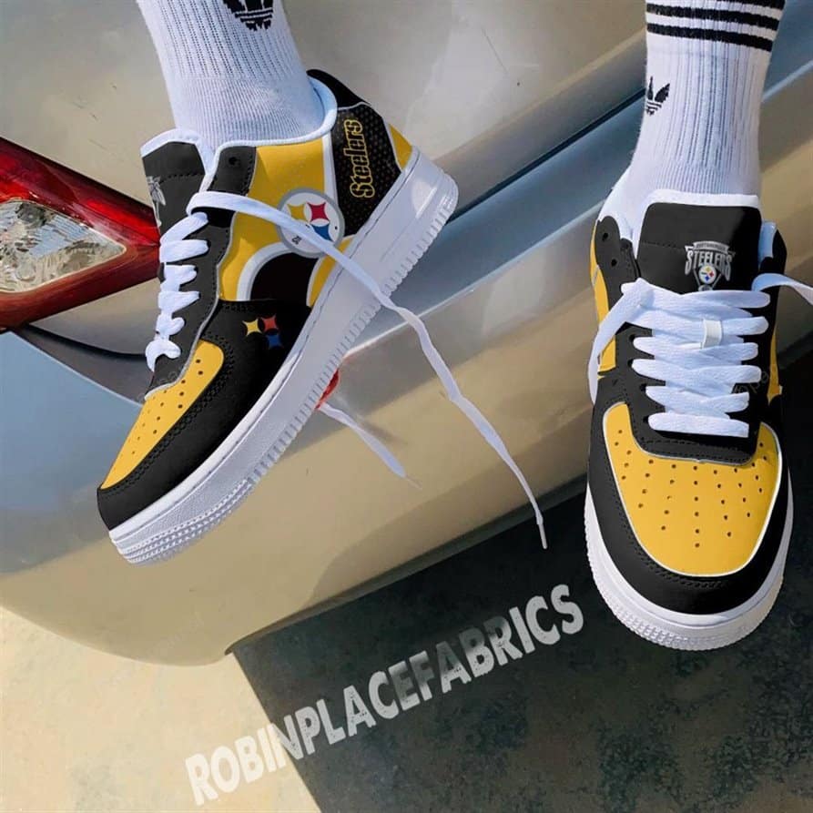 Pittsburgh Steeler G01 Air Force Shoes 1 Pittsburgh Steeler G01 Air Force Shoes