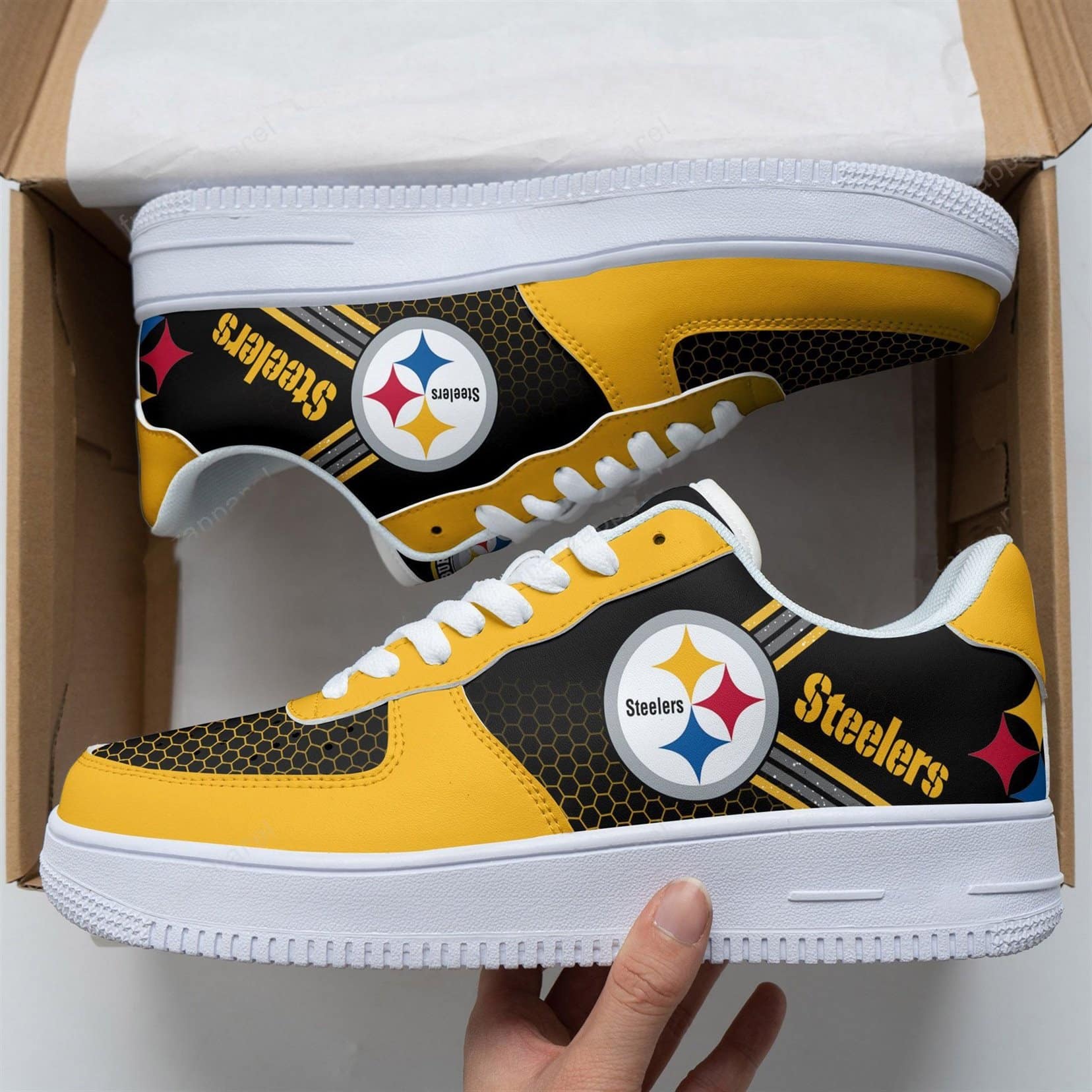 Pittsburgh Steelers 00G Air Force Shoes 1 Pittsburgh Steelers 00G Air Force Shoes