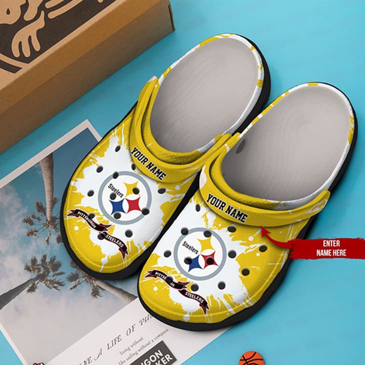 Pittsburgh Steelers 1 Soft Clogs 1 Pittsburgh Steelers 1 Soft Clogs