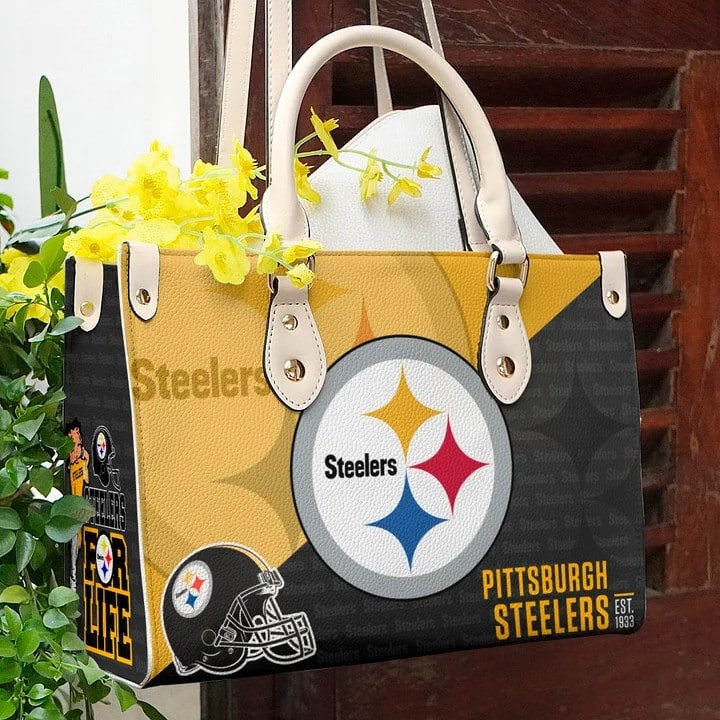 Pittsburgh Steelers 1A Leather Handbag 1 Pittsburgh Steelers 1A Leather Handbag
