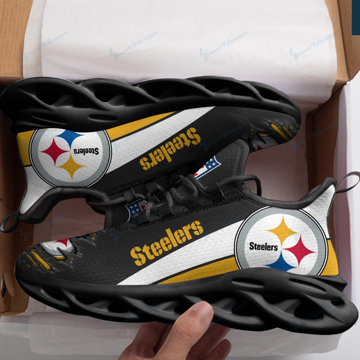 Pittsburgh Steelers A1 Max Soul Shoes 1 Pittsburgh Steelers A1 Max Soul Shoes