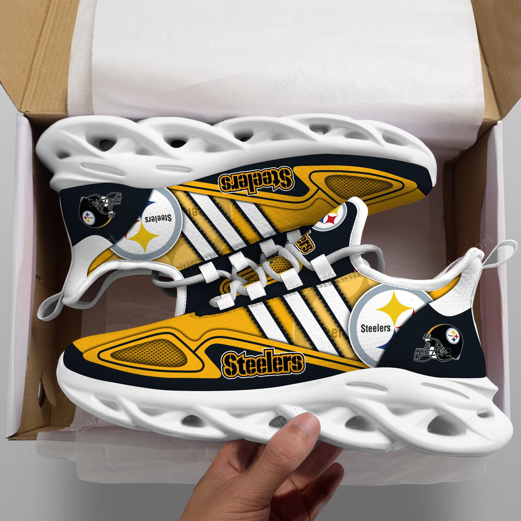 Pittsburgh Steelers A2 Max Soul Shoes 1 Pittsburgh Steelers A2 Max Soul Shoes