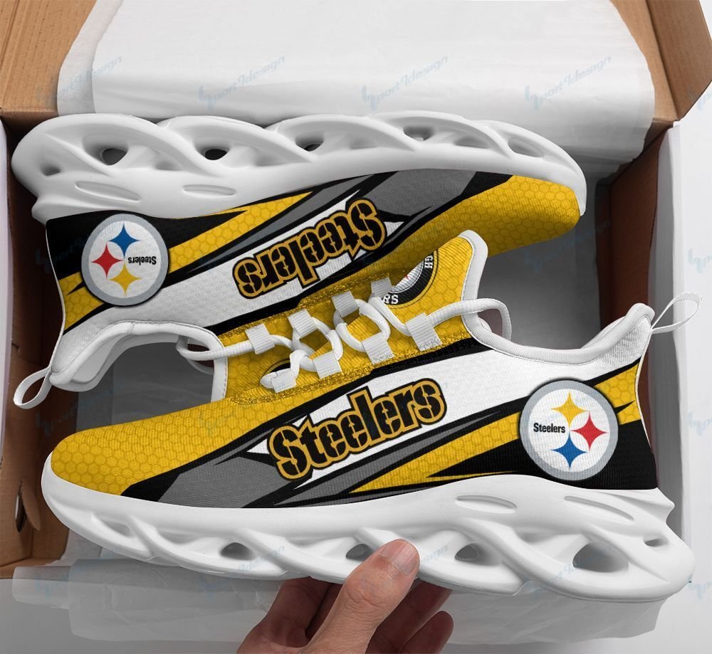 Pittsburgh Steelers A4 Max Soul Shoes 1 Pittsburgh Steelers A4 Max Soul Shoes