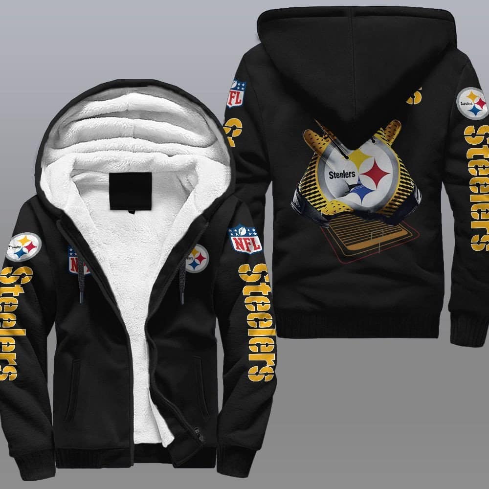 Pittsburgh Steelers Fleece Jacket 1 Pittsburgh Steelers Fleece Jacket