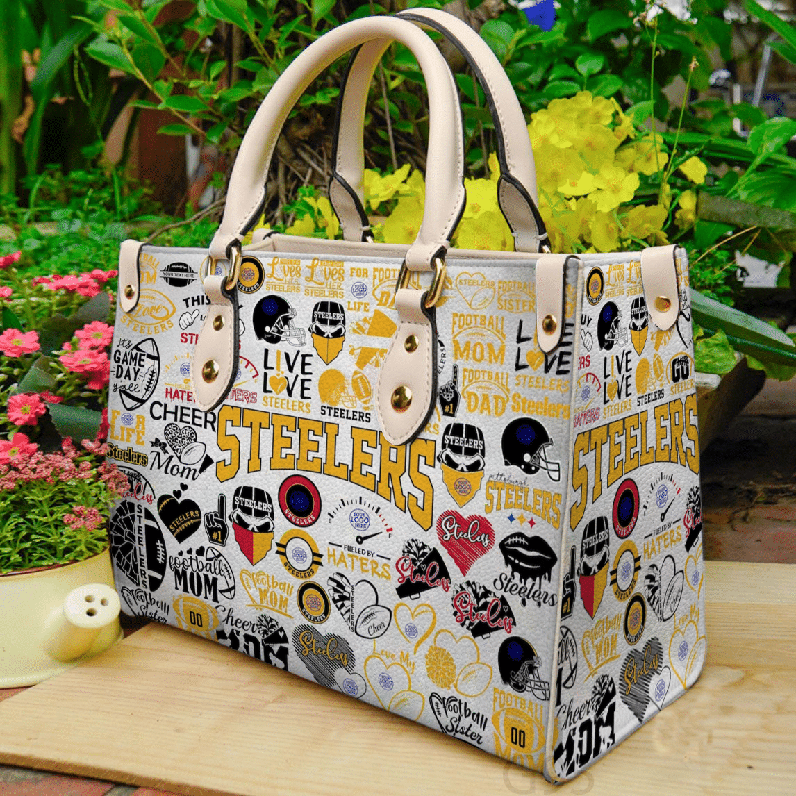 Pittsburgh Steelers I0 Leather Handbag 1 Pittsburgh Steelers I0 Leather Handbag