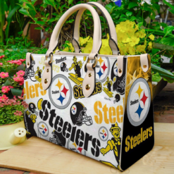 Pittsburgh Steelers Leather Handbag