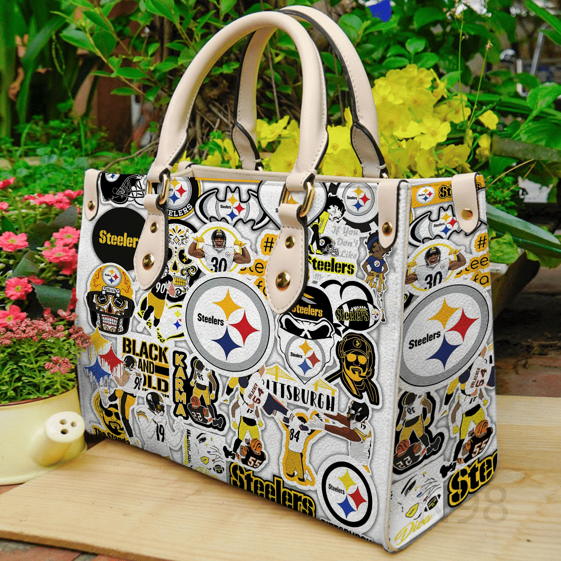 Pittsburgh Steelers Lover Leather Handbag 1 Pittsburgh Steelers Lover Leather Handbag