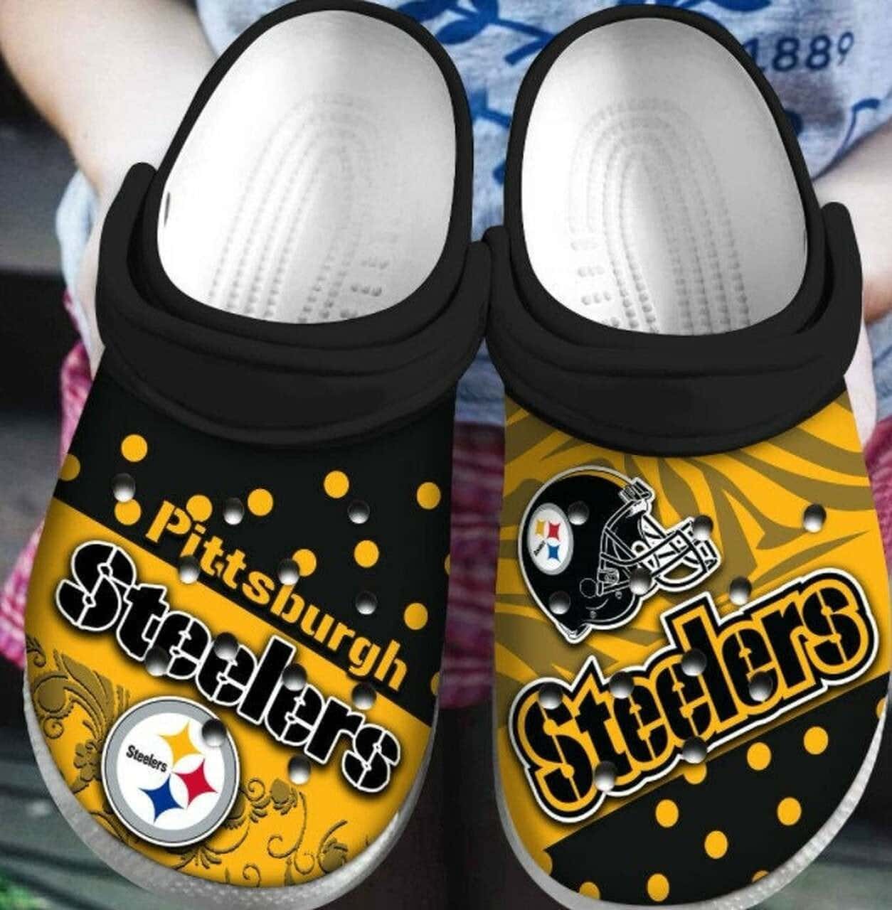 Pittsburgh Steelers Lover Soft Clogs 1 Pittsburgh Steelers Lover Soft Clogs