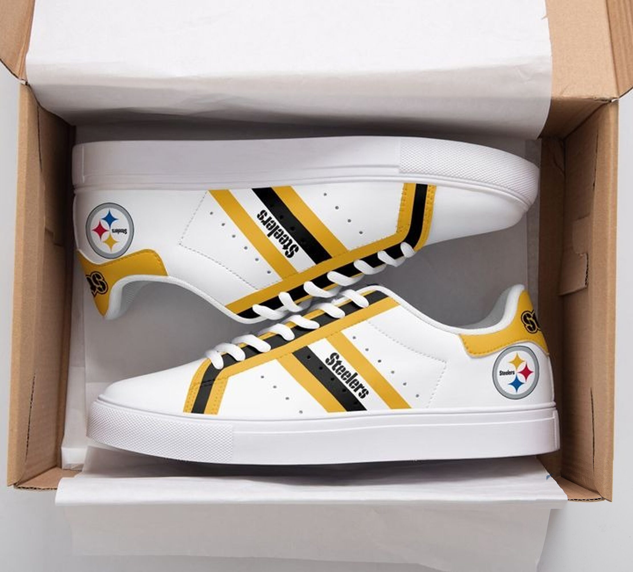Pittsburgh Steelers Stan Smith Shoes 1 Pittsburgh Steelers Stan Smith Shoes
