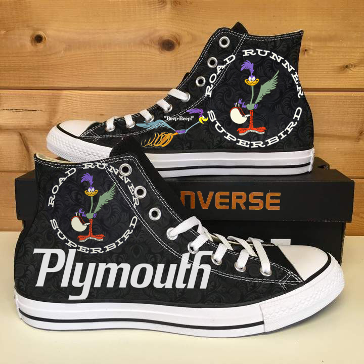 Plymouth Road Runner High Top Shoes 1 Plymouth Road Runner High Top Shoes