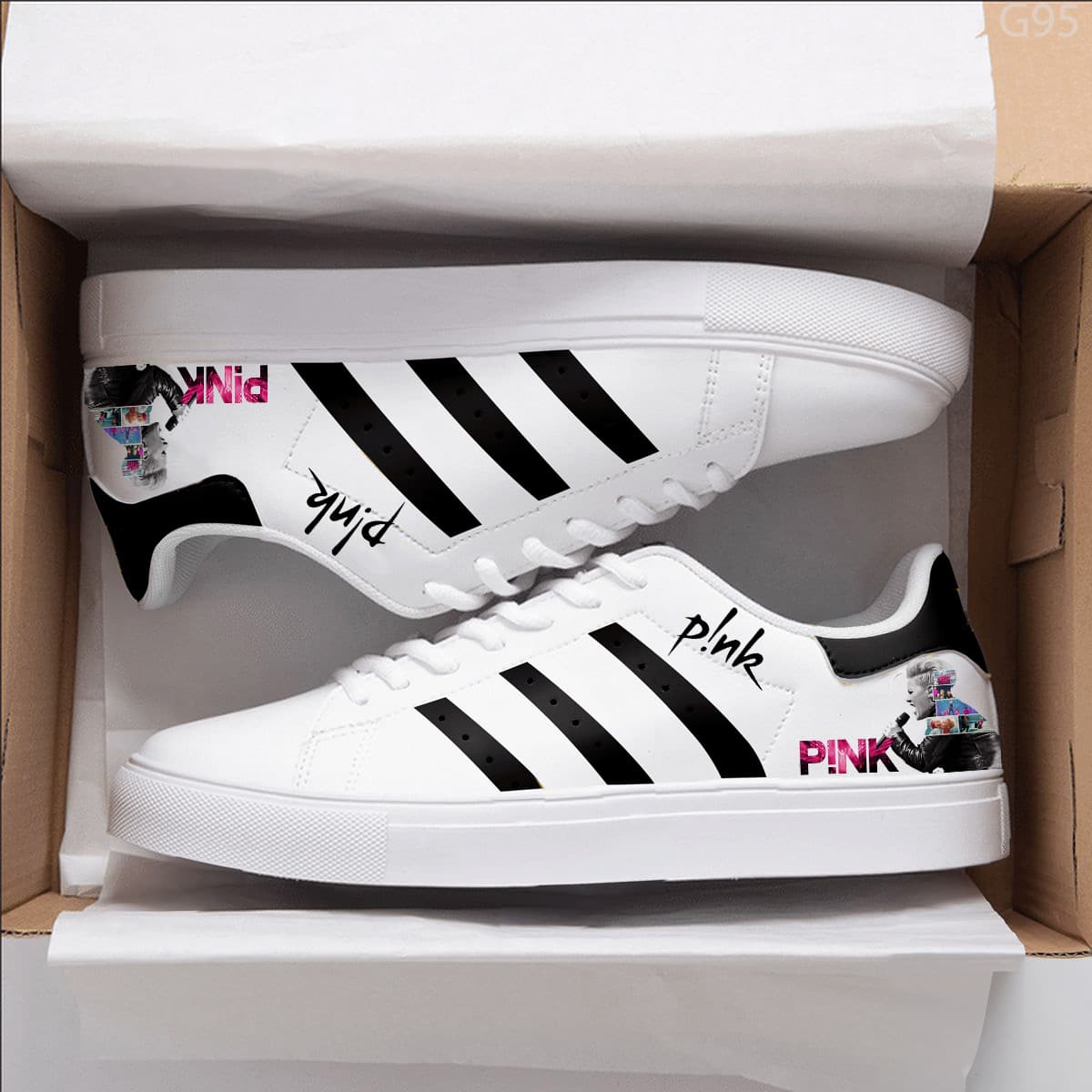 P!nk A1 Stan Smith Shoes 1 P!nk A1 Stan Smith Shoes