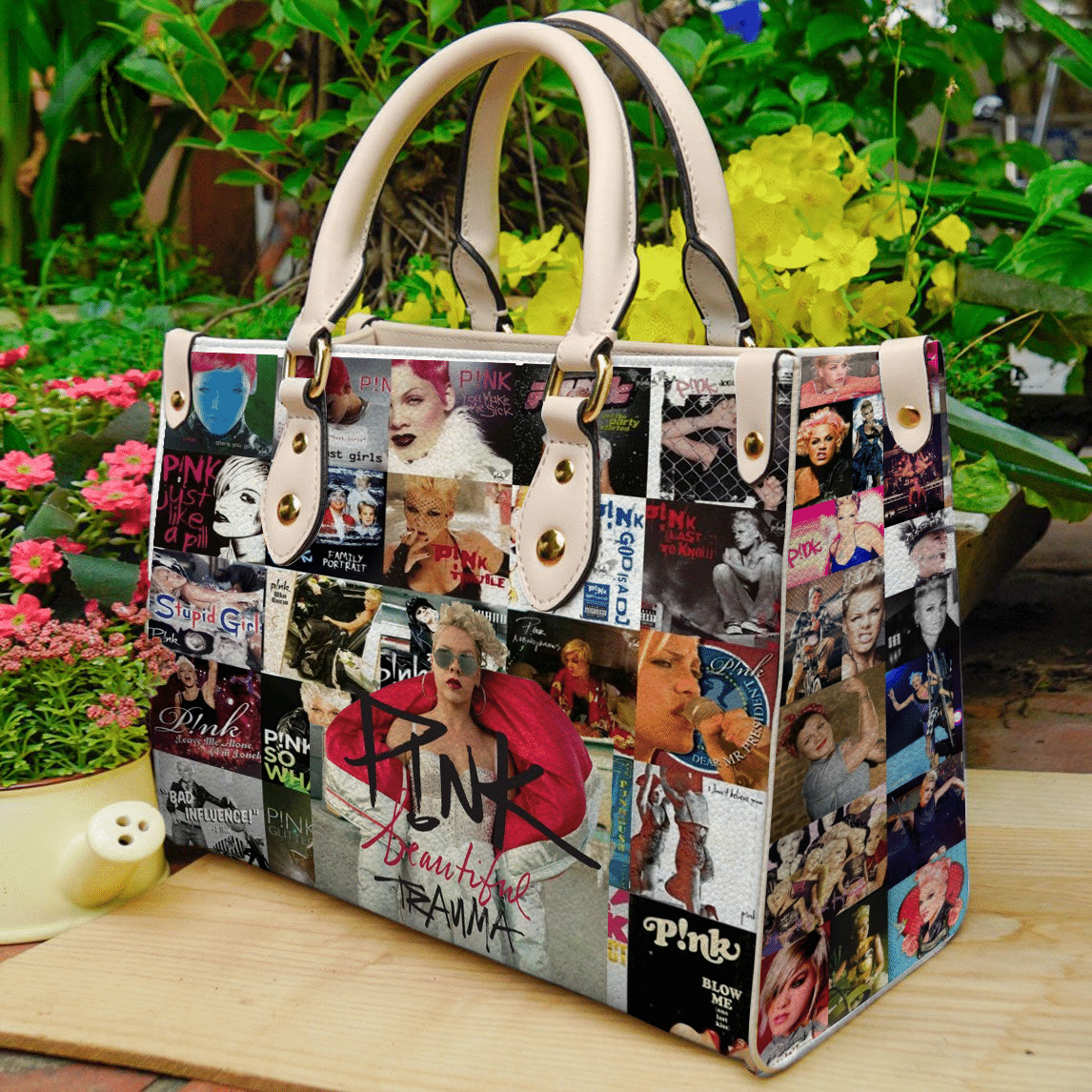 P!nk Leather Handbag 1 P!nk Leather Handbag