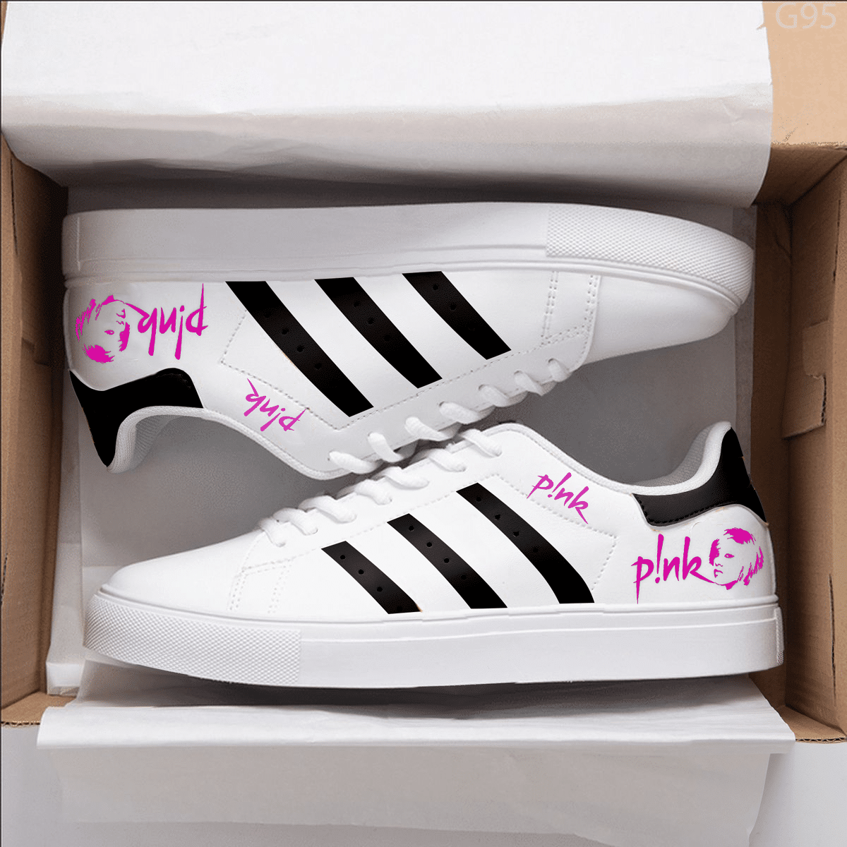 P!nk Stan Smith Shoes 1 P!nk Stan Smith Shoes