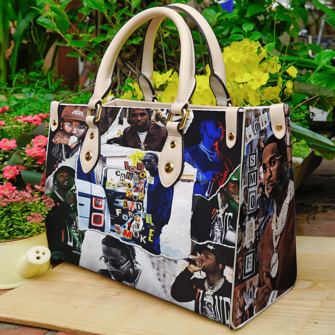 Pop Smoke Leather Handbag 1 Pop Smoke Leather Handbag