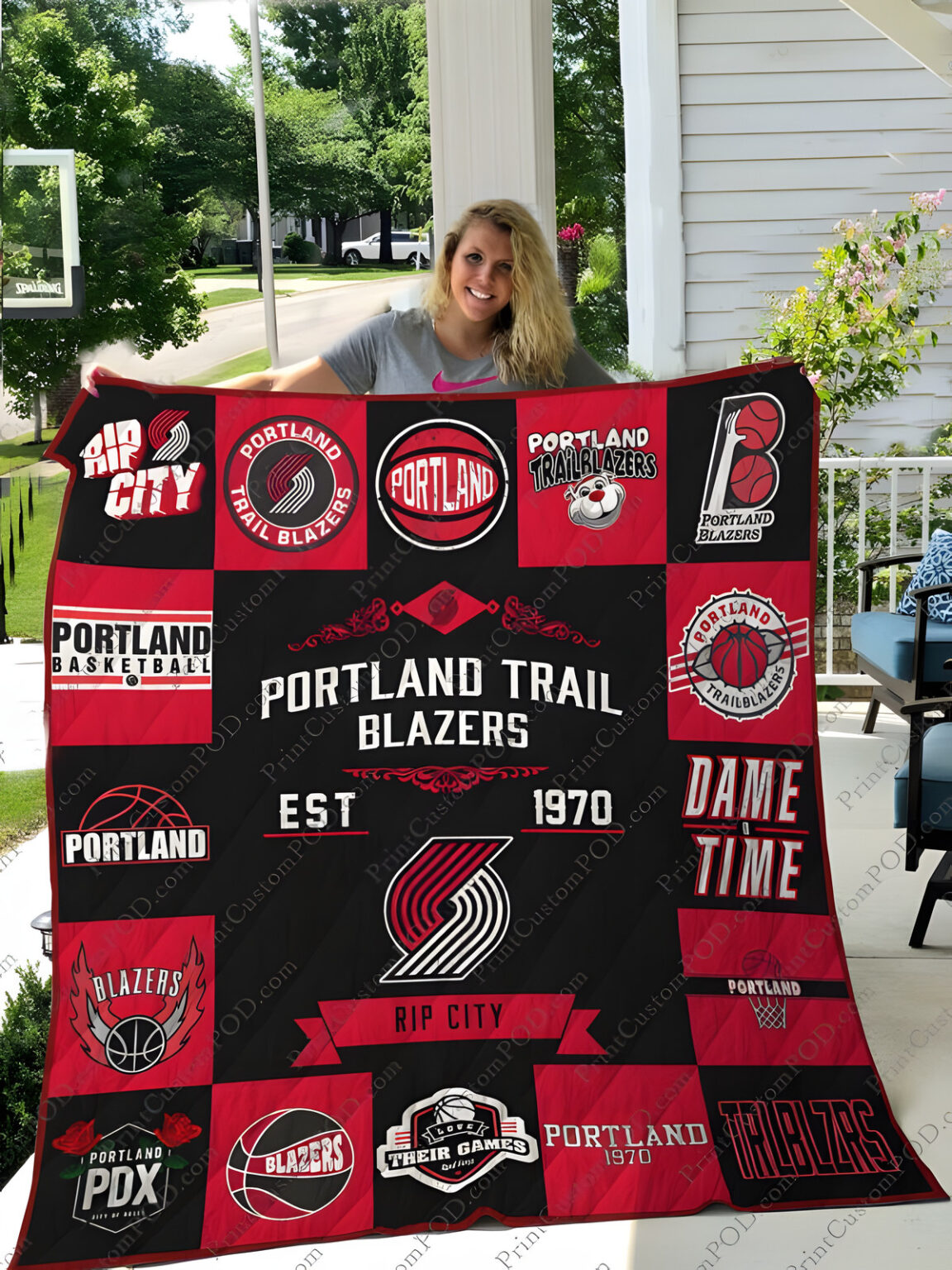 Portland Trail Blazers 1 Blanket 1 Portland Trail Blazers 1 Blanket